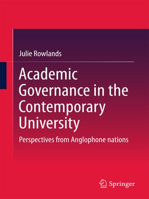 cover image of Academic Governance in the Contemporary University